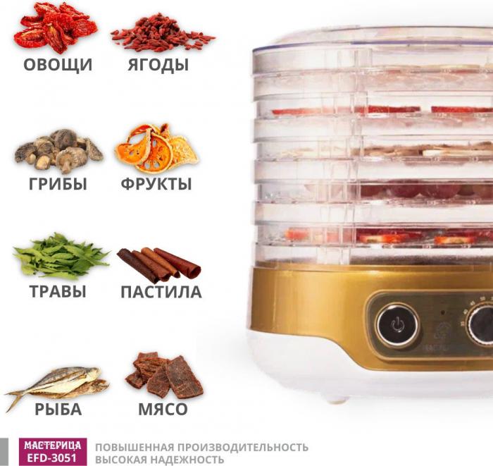 Сушилка для овощей и фруктов Мастерица EFD-3051