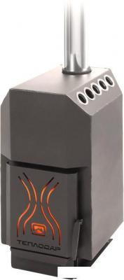 Печь-камин Теплодар ТОП модель 140 со стальной дверцей