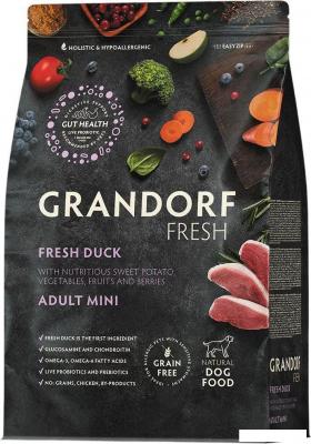 Сухой корм для собак Grandorf Adult Mini Breeds Fresh Duck&amp;Sweet Potato 1 кг