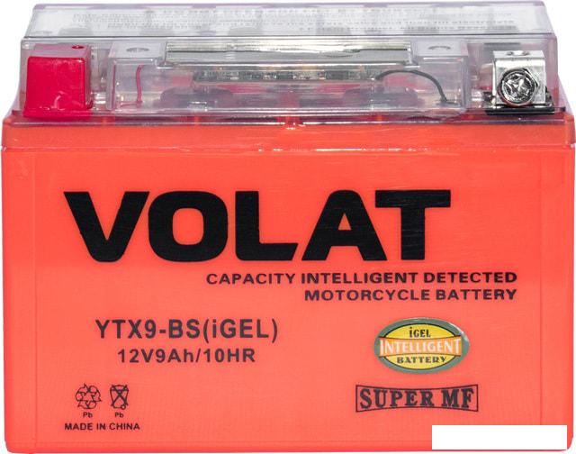 Мотоциклетный аккумулятор VOLAT YTX9-BS(iGEL) (9 А·ч)