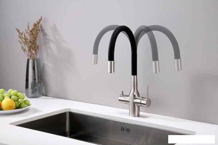 Смесители Paulmark Salix Sa213419-NI (черный/никель)