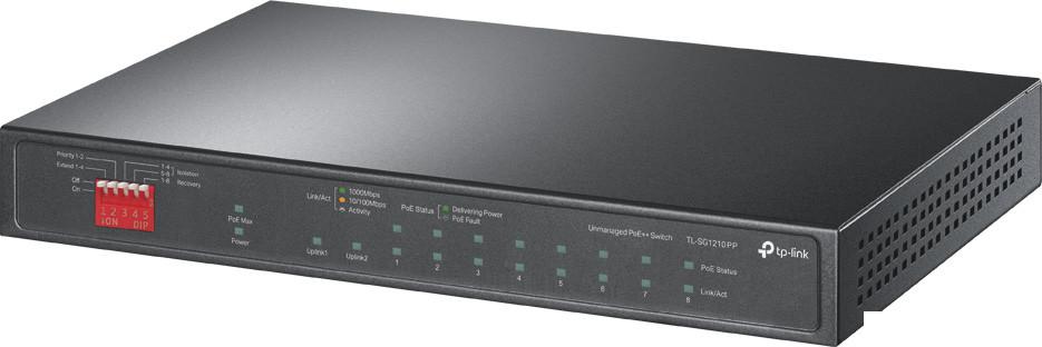 Неуправляемый коммутатор TP-Link TL-SG1210PP