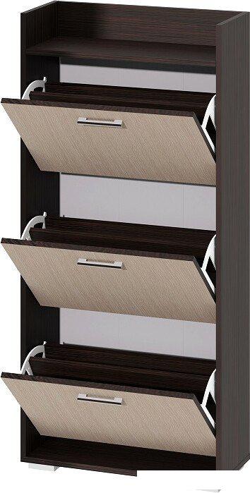 Банкетки, тумбы и полки для обуви Памир 3С (венге/белфорт)