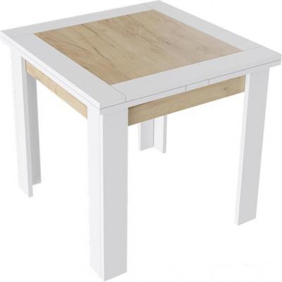 Кухонные столы и обеденные группы Трия Хьюстон тип 3 (белый/дуб крафт золото)