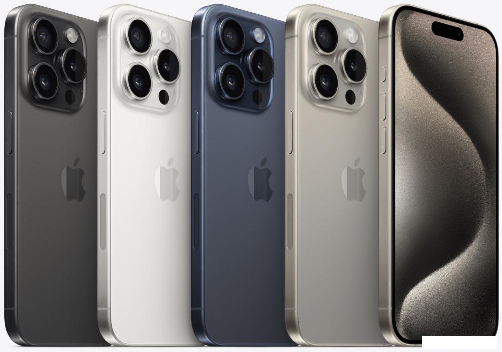 Смартфон Apple iPhone 15 Pro Max 256GB (природный титан)