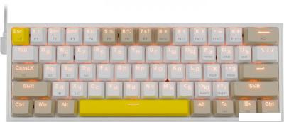 Клавиатура Redragon Fizz (Redragon Red, белый/бежевый)