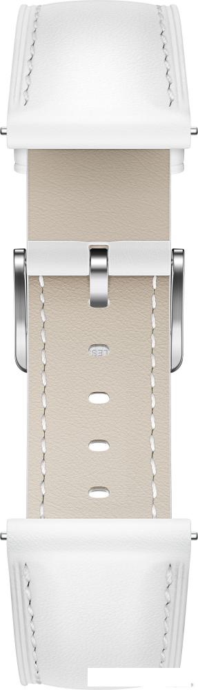 Умные часы Huawei Watch GT 3 Pro Ceramic 43 мм (белый/кожа)