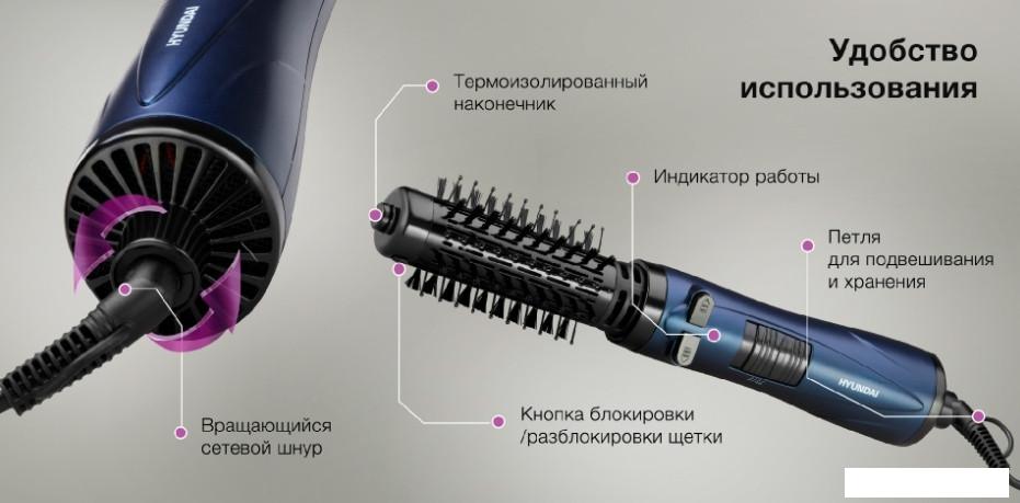 Фен-щетка Hyundai H-HB0110