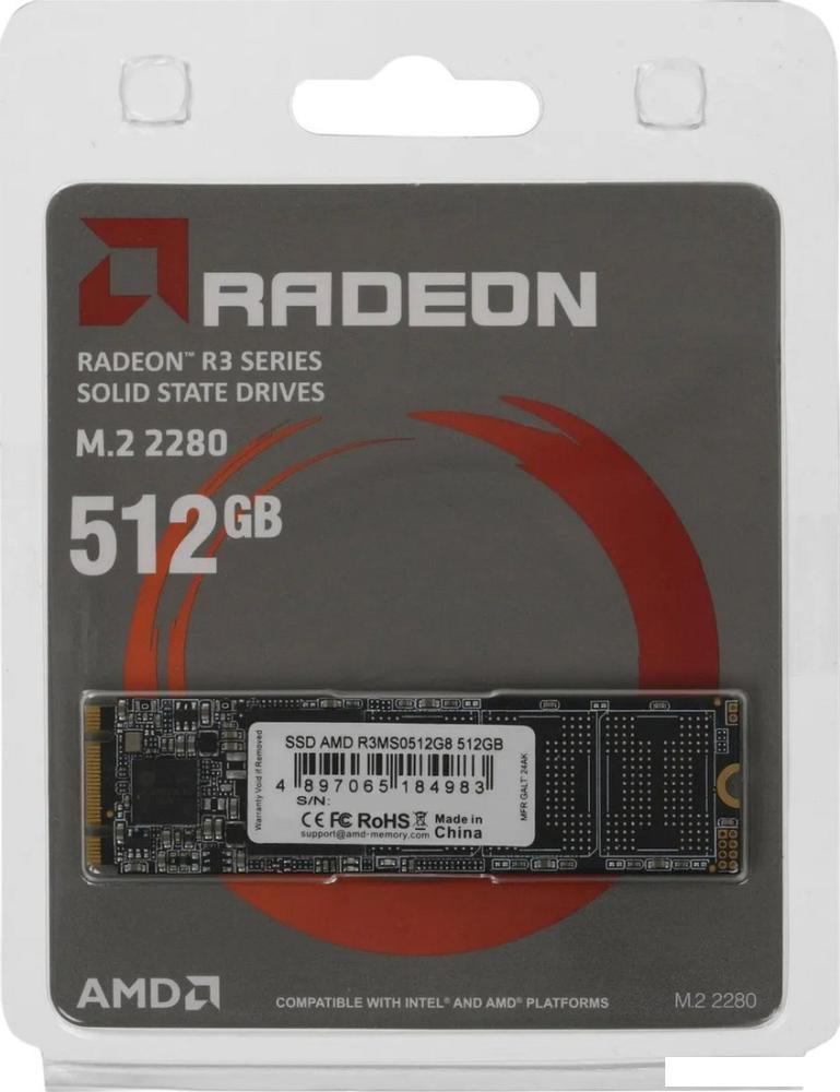 SSD AMD Radeon R3 512GB R3MS0512G8