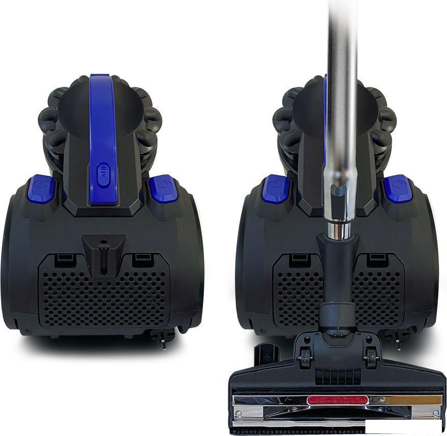 Пылесос Ginzzu VS435 (черный/синий)