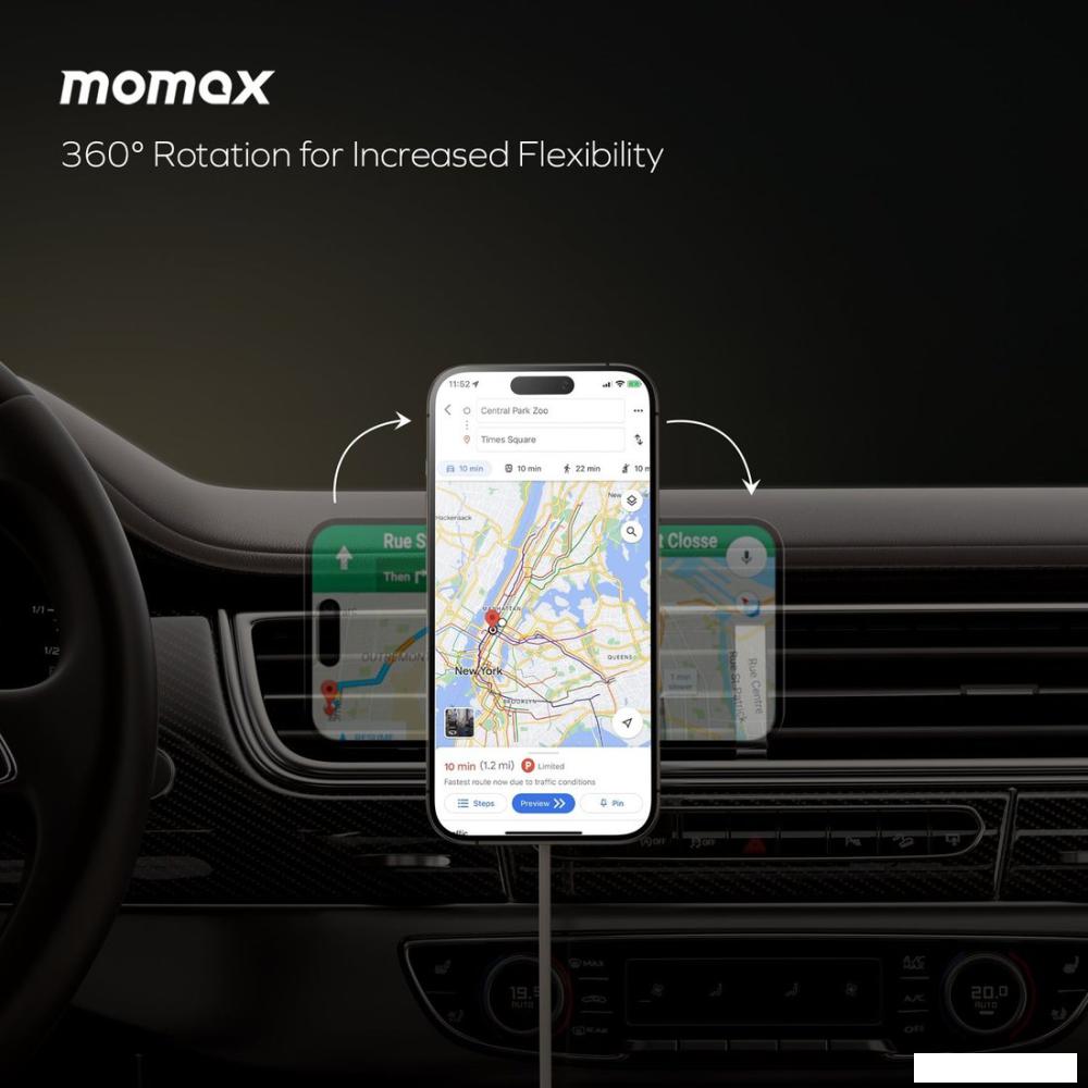 Держатель для смартфона Momax Q2.Mag CM32L (титан)