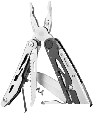 Мультитул Ganzo G304 (серебристый/черный)
