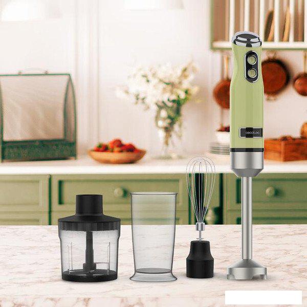 Погружной блендер Cecotec Power RetroGreen 1200MAX Cream&amp;Crush