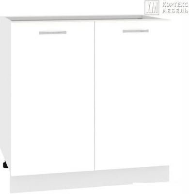 Готовые кухни Кортекс-мебель Корнелия Лира НШ80р (белый/королевский опал)