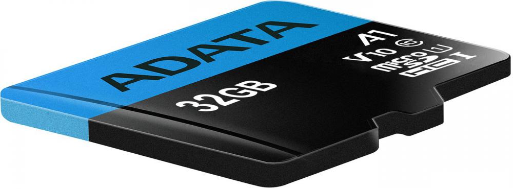 Карта памяти ADATA Premier AUSDH32GUICL10A1-RA1 microSDHC 32GB (с адаптером) Карта памяти ADATA Premier AUSDH32GUICL10A1-RA1 microSDHC 32GB (с адаптером)