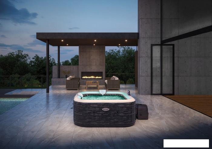 Надувной бассейн Intex Greystone Deluxe 28450 (175х71)