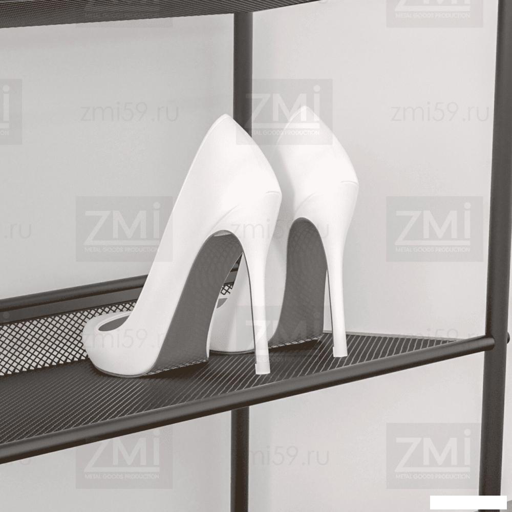 Банкетки, тумбы и полки для обуви ЗМИ Женева 25 ПДО Ж25 (черный)