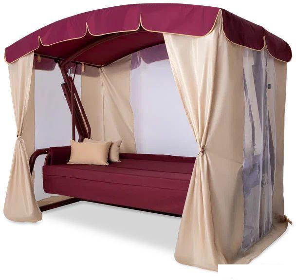 Садовые качели Arno-Werk Роттердам (бордовый)