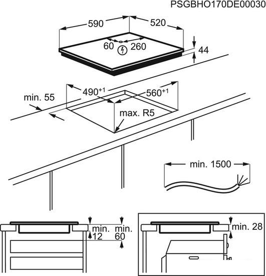 Варочная панель Electrolux LIR60433