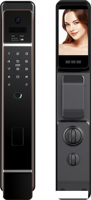 Дверной замок Roome Tuya 3D face intercom Lock 3D face-1 (черный)