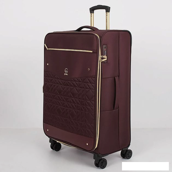 Чемоданы, сумки-тележки Grott 338-1731/3-28 (бордовый)