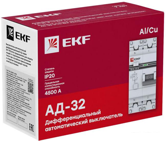 Дифференциальный автомат EKF АД-32-10A-30мА PROxima DA32-10-30-pro