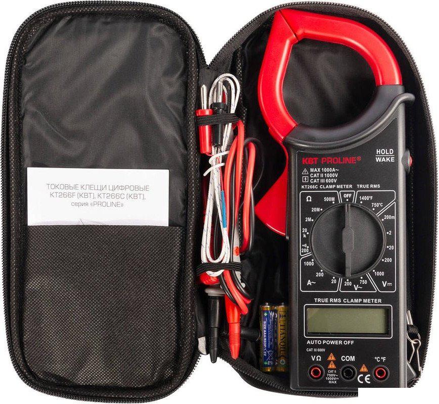 Токовые клещи КВТ PROLINE KT 266C 79132