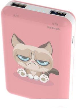 Внешний аккумулятор Ritmix RPB-10007 (сердитый кот)