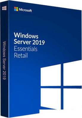 Операционная система Microsoft Windows Server 2019 Essentials BOX (1 ПК, бессрочная лицензия)