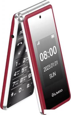 Телефон Olmio F50 (красный)