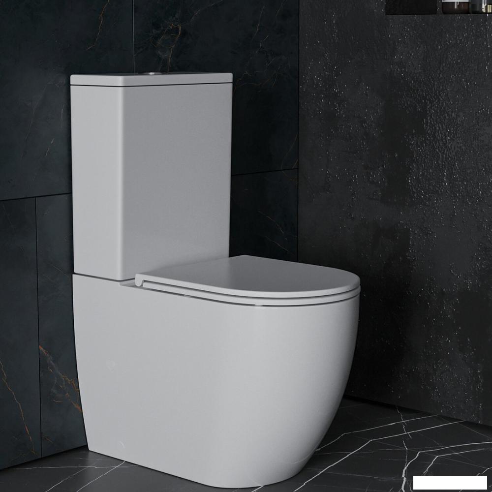 Унитаз напольный Roxen Antares Rimless Soft Close 600185-01