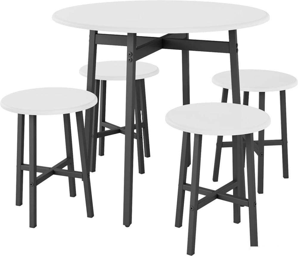 Кухонные столы и обеденные группы Калифорния мебель Медисон 80 (белый)