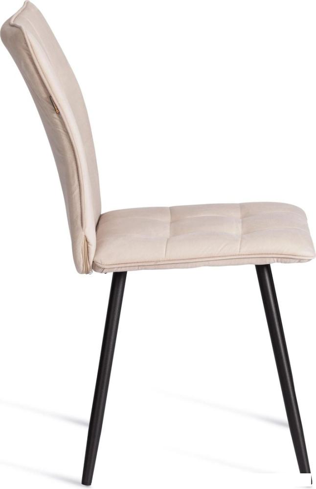 Стул TetChair Bari LT флок (бежевый/черный)
