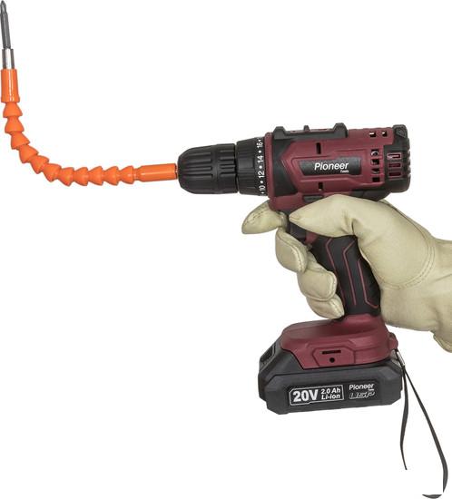 Шуруповерты, гайковерты, электроотвертки Pioneer Tools CD-M2002C-USP (с 2-мя АКБ, кейс, оснастка)