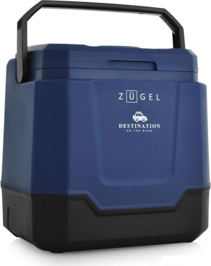 Термоэлектрический автохолодильник ZUGEL ZCR1004 32л (синий)