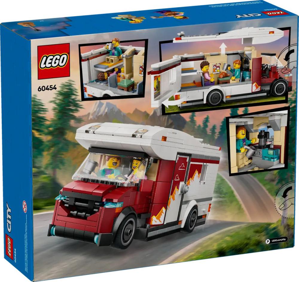 Конструктор LEGO City Кемпер-фургон для отдыха и приключений 60454