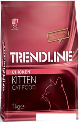 Корма для кошек Trendline c курицей для котят 15 кг