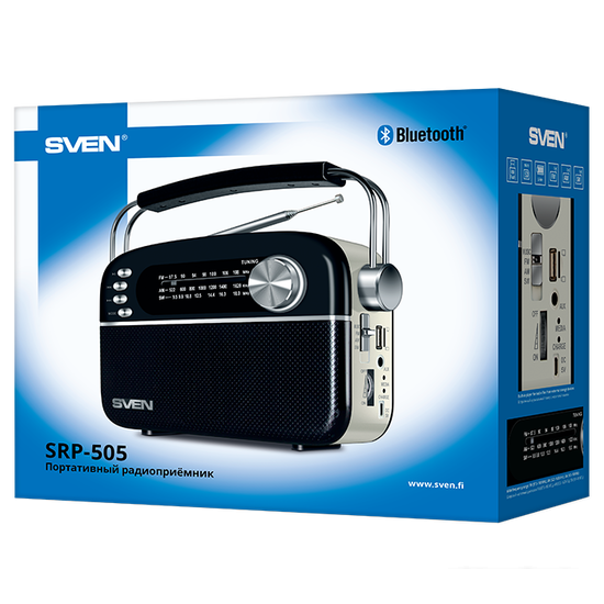 Радиоприемник SVEN SRP-505 (черный)