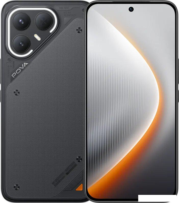 Телефон Tecno Pova 7 Pro 8GB/256GB (графитовый черный)