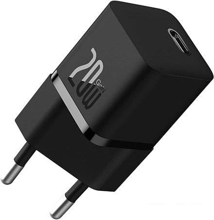 Сетевое зарядное Baseus GaN5 Fast Charger Mini 1C 20W CCGN050101 (черный) Сетевое зарядное Baseus GaN5 Fast Charger Mini 1C 20W CCGN050101 (черный)