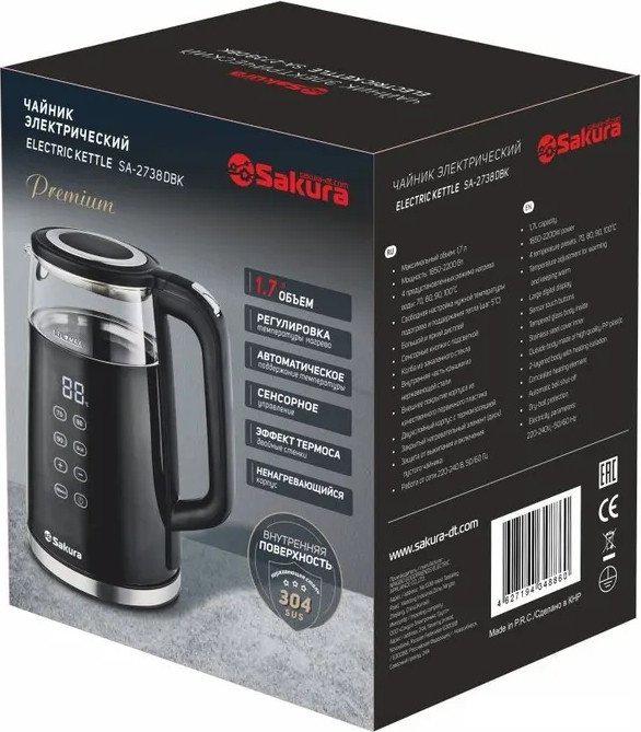 Электрочайники и термопоты Sakura SA-2738DBK