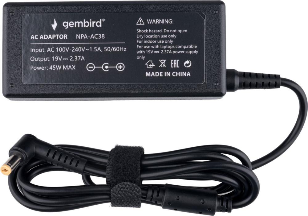 Сетевое зарядное Gembird NPA-AC38