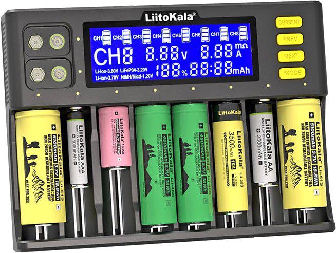 Зарядное устройство LiitoKala Lii-S8 с автомобильным адаптером