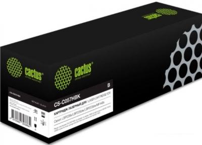 Картриджи для принтеров и МФУ CACTUS CS-C057HBK (аналог Canon Cartridge 057H)
