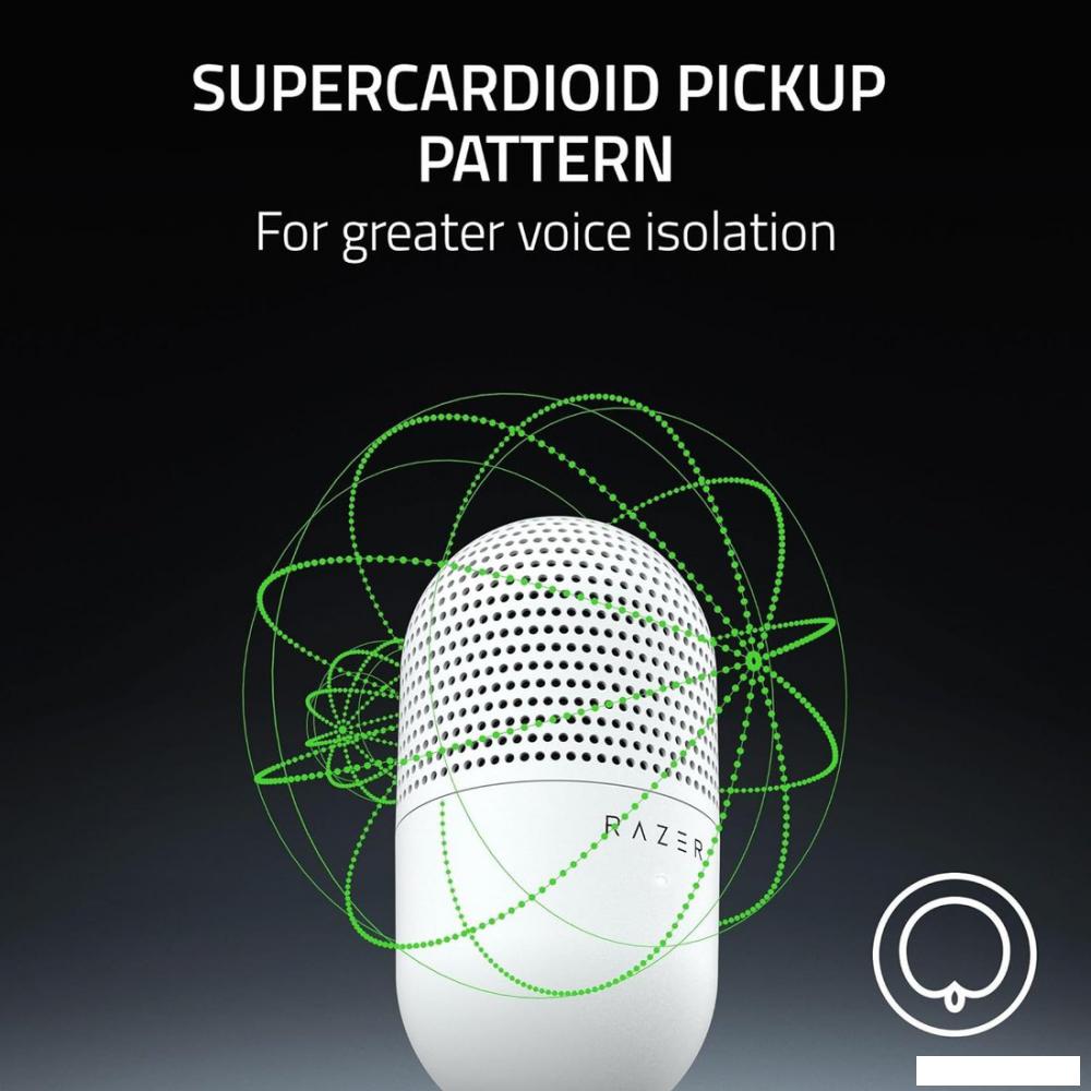 Проводной микрофон Razer Seiren V3 Mini Mercury White