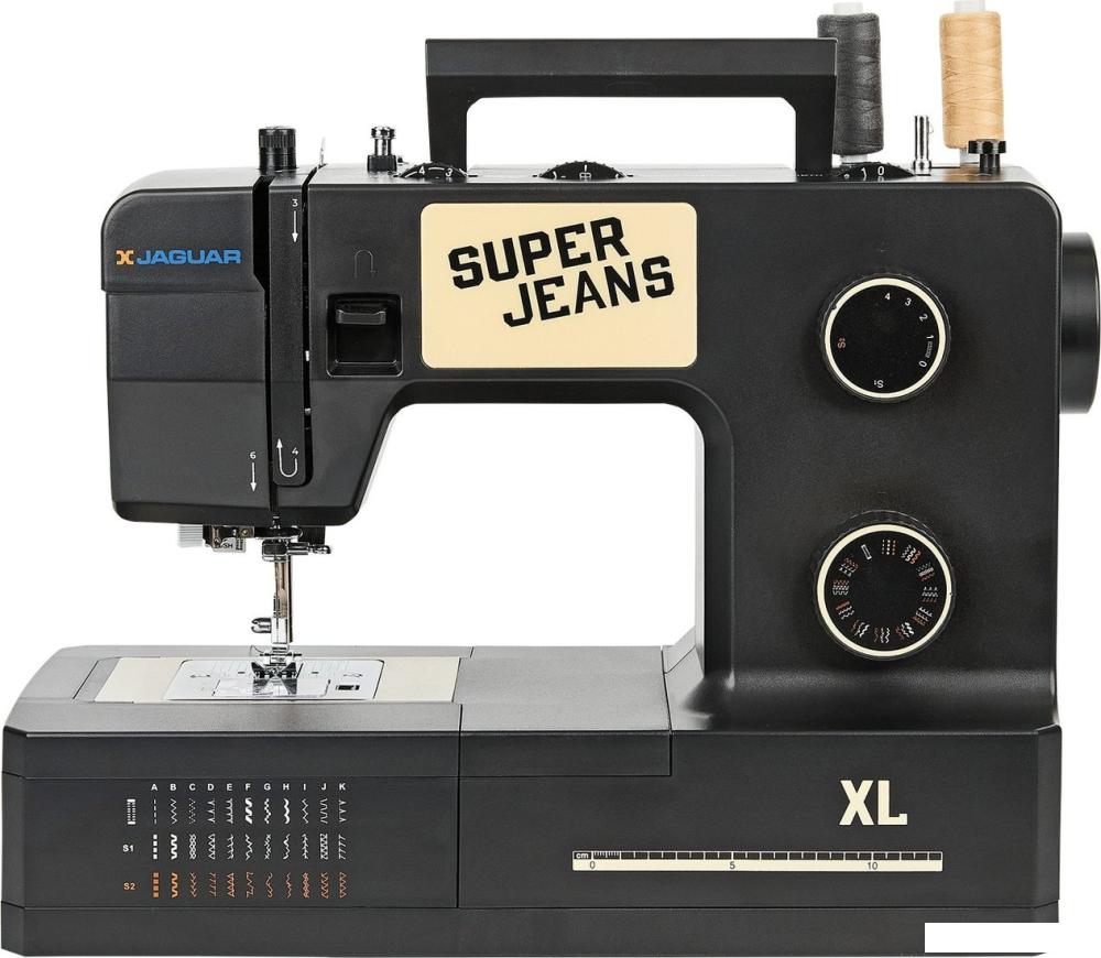 Электромеханическая швейная машина Jaguar Super Jeans XL