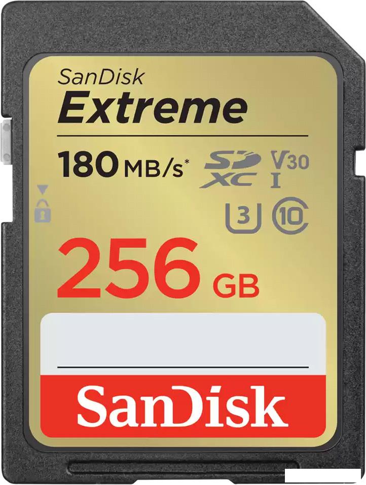 Карта памяти SanDisk Extreme SDXC SDSDXVV-256G-GNCIN 256GB Карта памяти SanDisk Extreme SDXC SDSDXVV-256G-GNCIN 256GB