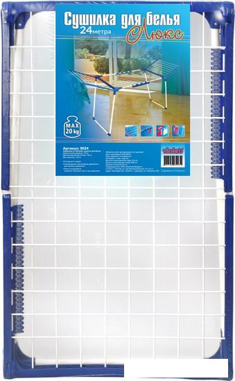 Сушилка для белья Violet Люкс 302406 (24 м, белый)