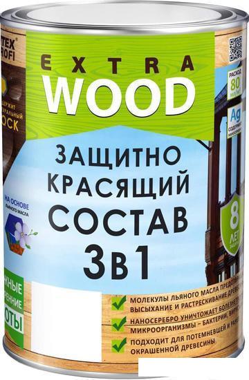 Пропитка Farbitex Profi Wood Extra 3в1 0.8 л (утренний туман)