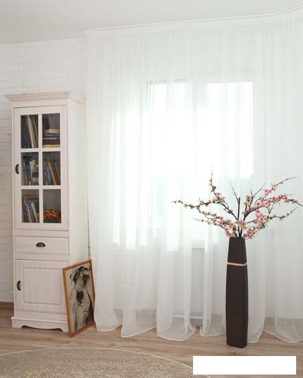 Тюль Delfa Voile СТШ Voile W191/71002 3x2.5 м (молочный)